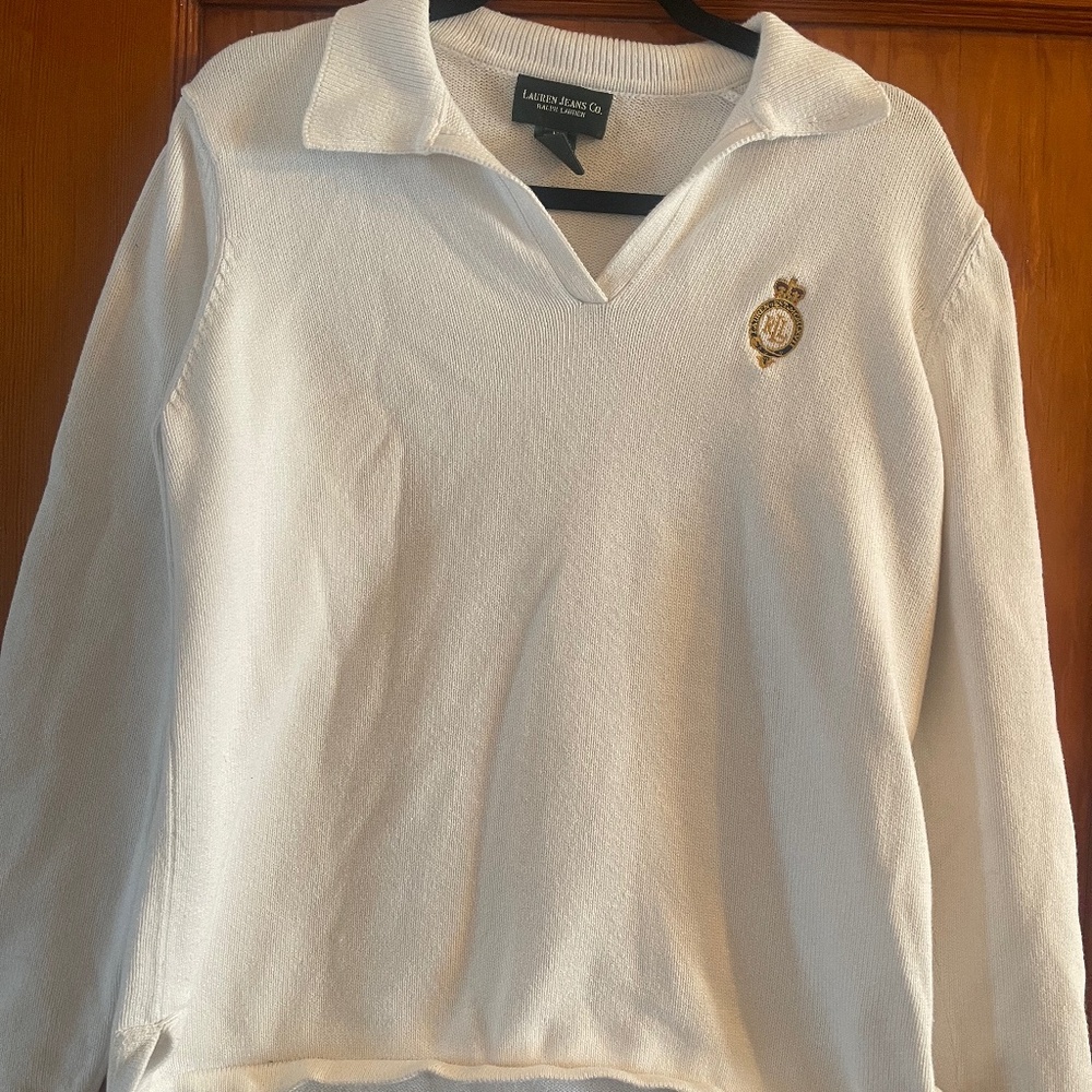 Lauren Ralph Lauren Jeans Vintage Collared Sweater (size medium)